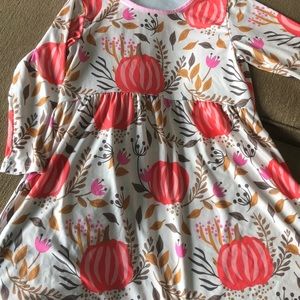 Girls pumpkin dress
